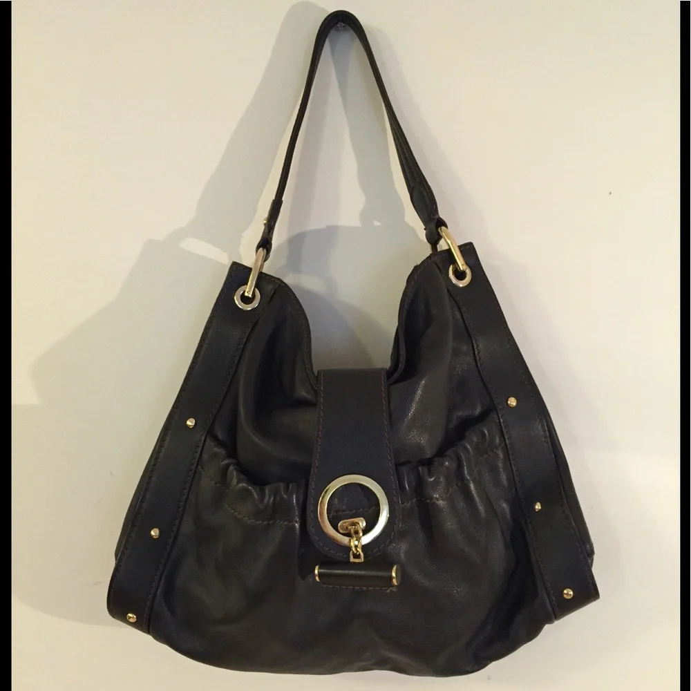 Duek Leather Hobo Bag